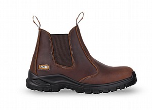 מגף עבודה JCB-Chelsea Brown Crazy Horse S3 מגף עבודה JCB-Chelsea Brown Crazy Horse S3